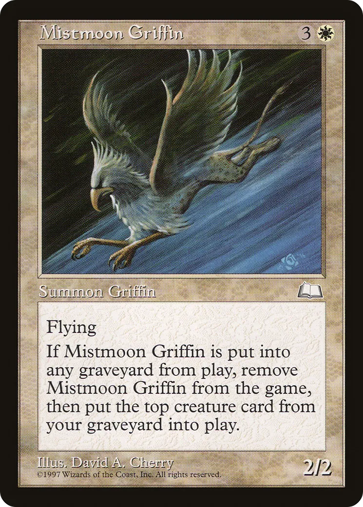 Mistmoon Griffin — Weatherlight — Magic: The Gathering