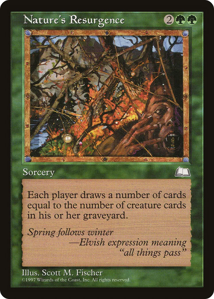 Renouveau de la nature — Weatherlight — Magic: The Gathering