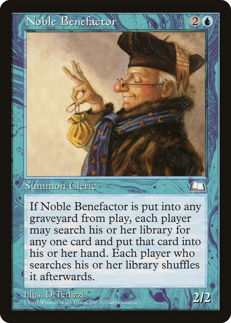 Noble Benefactor — Weatherlight — Magic: The Gathering