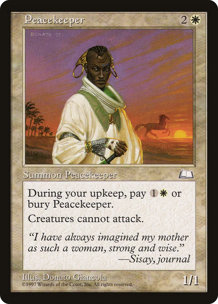 Garante de la paix — Weatherlight — Magic: The Gathering