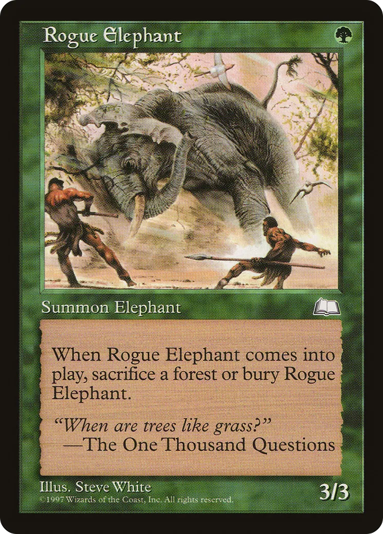 Rogue Elephant — Weatherlight — Magic: The Gathering