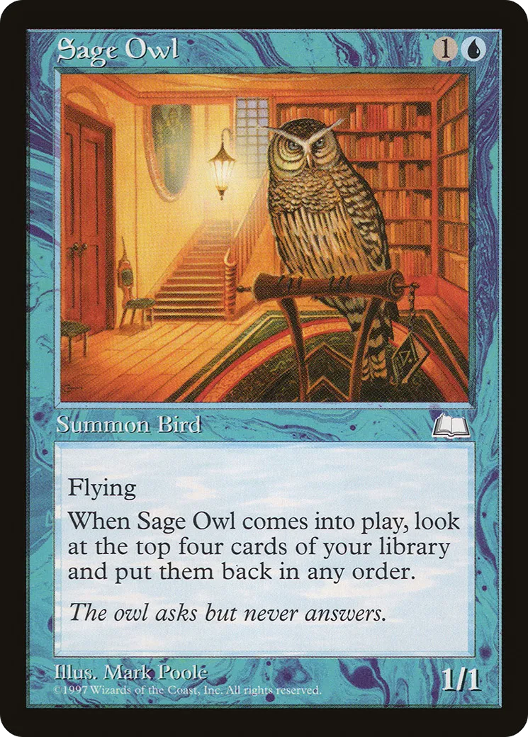 Hibou savant — Weatherlight — Magic: The Gathering