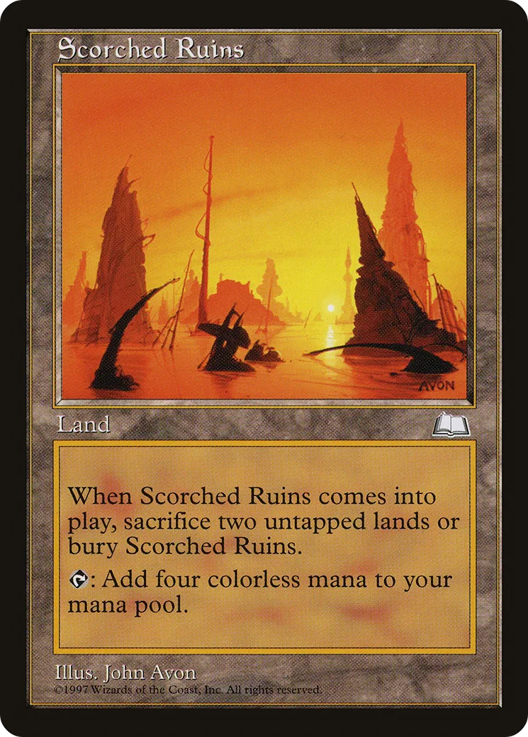 Scorched Ruins — Weatherlight — Magic: The Gathering