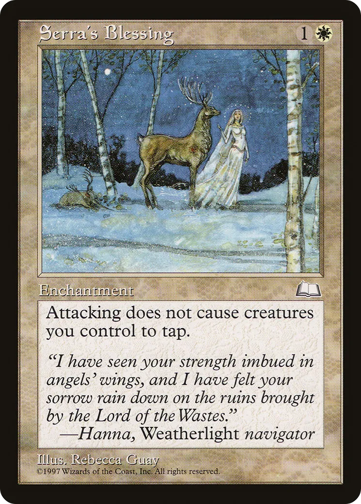 Bénédiction selon Serra — Weatherlight — Magic: The Gathering