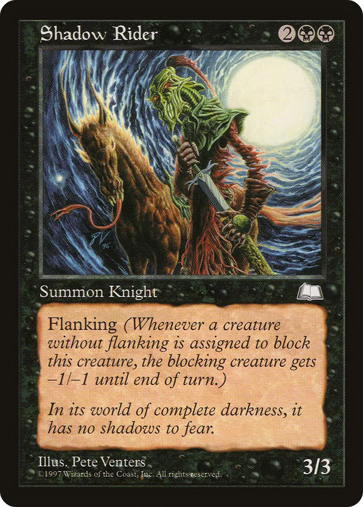 Cavalier de l'ombre — Weatherlight — Magic: The Gathering