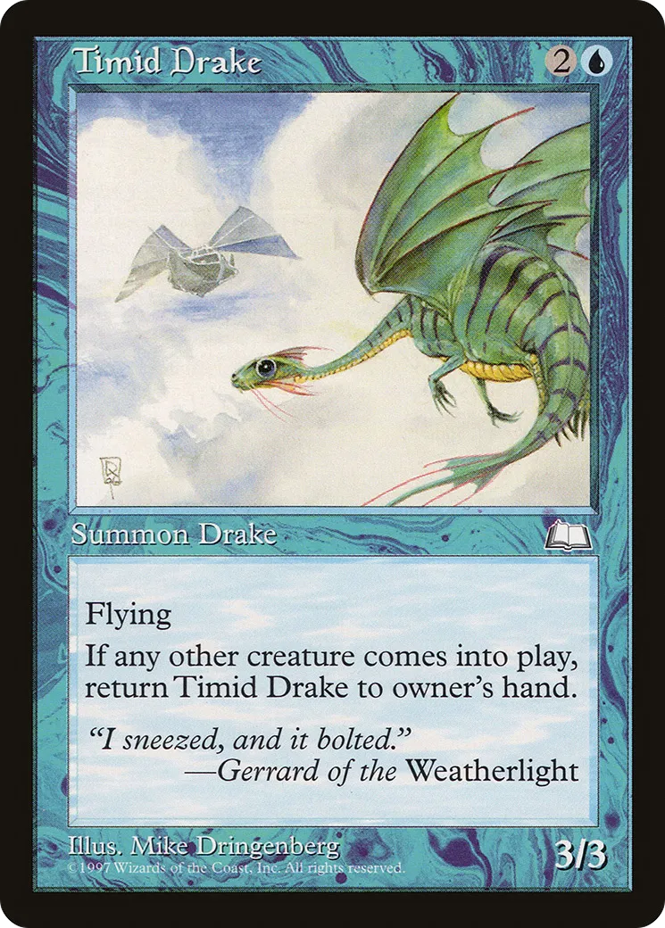 Drakôn fuyard — Weatherlight — Magic: The Gathering