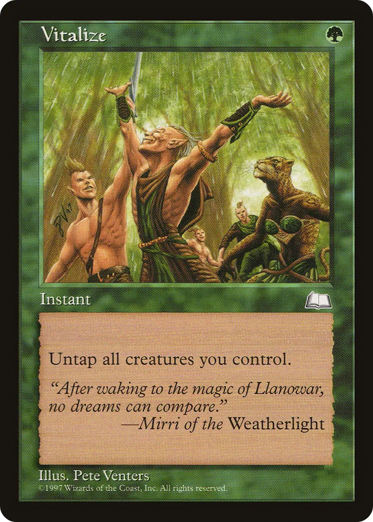 Vitalize — Weatherlight — Magic: The Gathering