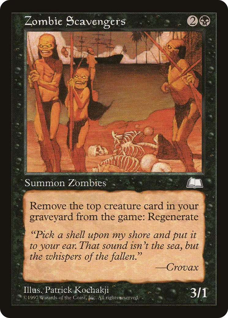 Zombie Scavengers — Weatherlight — Magic: The Gathering
