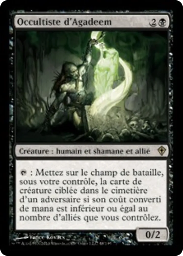 Occultiste d'Agadeem — Worldwake — Magic: The Gathering