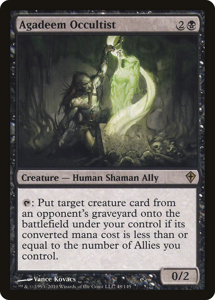 Agadeem Occultist — Worldwake — Magic: The Gathering