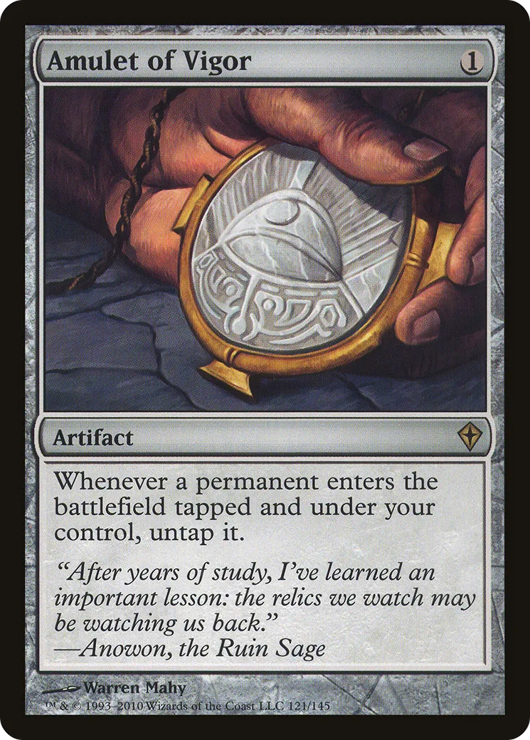 Amulet of Vigor — Worldwake — Magic: The Gathering