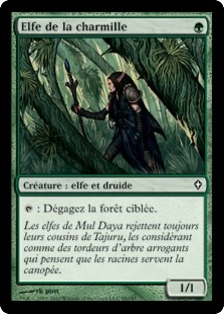 Elfe de la charmille — Worldwake — Magic: The Gathering