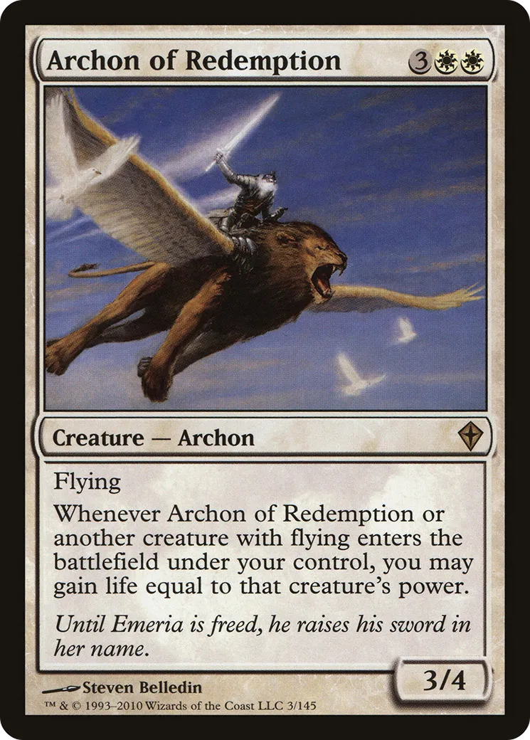 Archon of Redemption — Worldwake — Magic: The Gathering