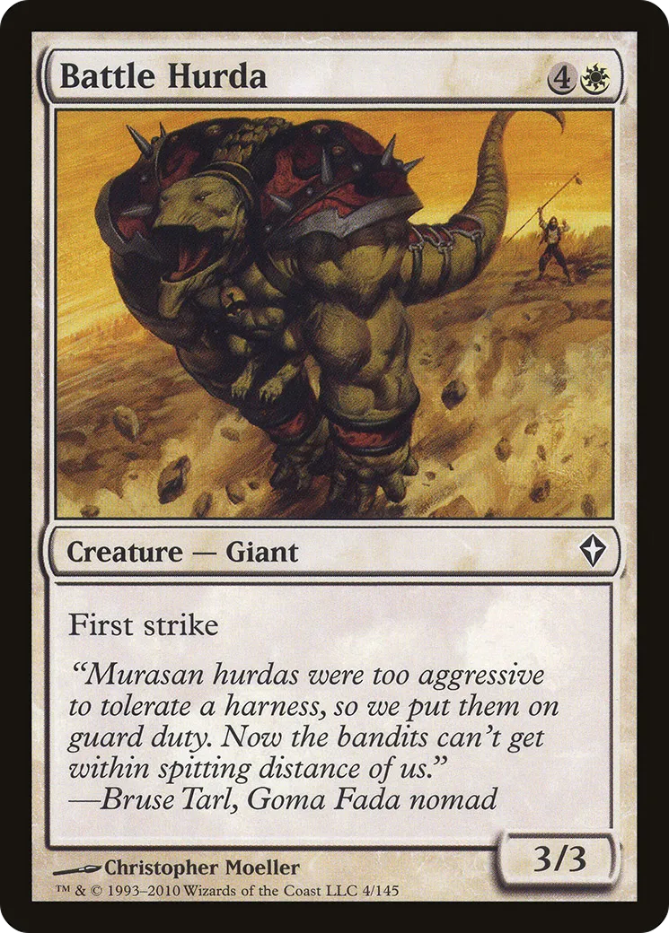 Battle Hurda — Worldwake — Magic: The Gathering