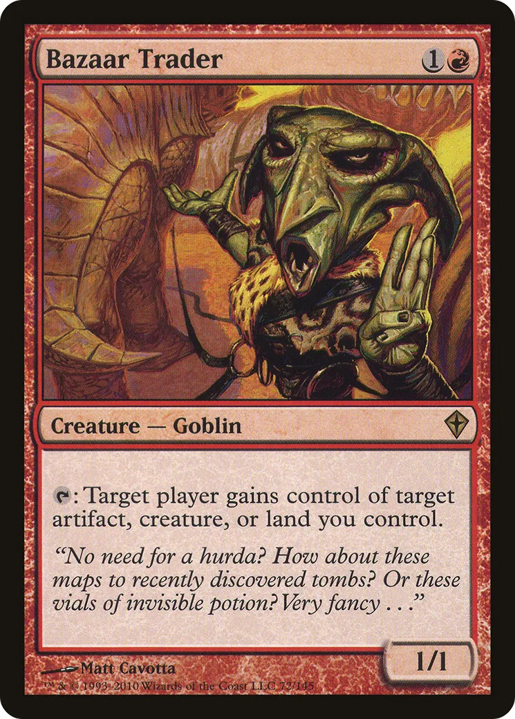 Bazaar Trader — Worldwake — Magic: The Gathering