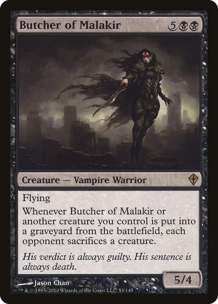 Butcher of Malakir — Worldwake — Magic: The Gathering