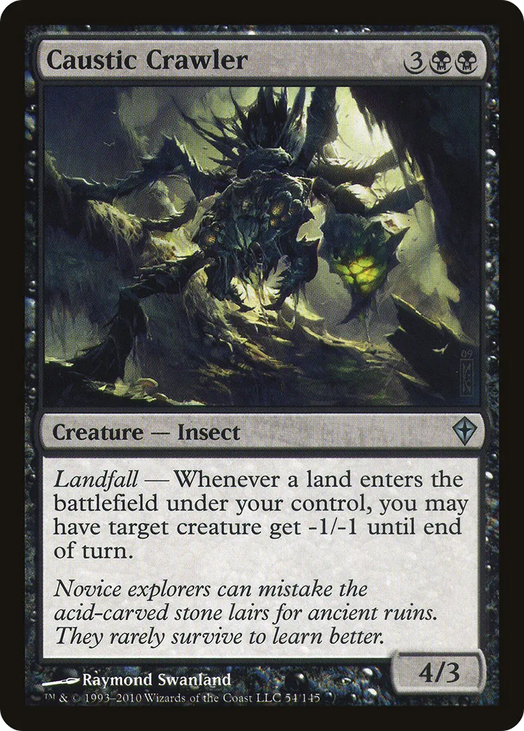 Caustic Crawler — Worldwake — Magic: The Gathering