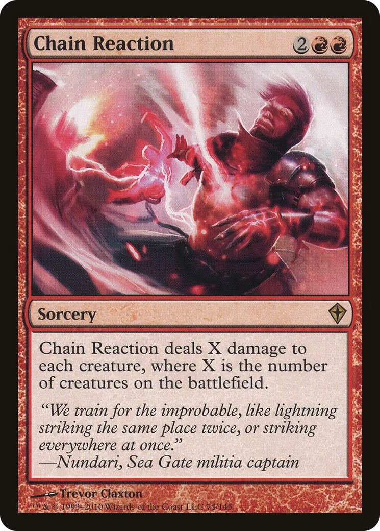 Chain Reaction — Worldwake — Magic: The Gathering