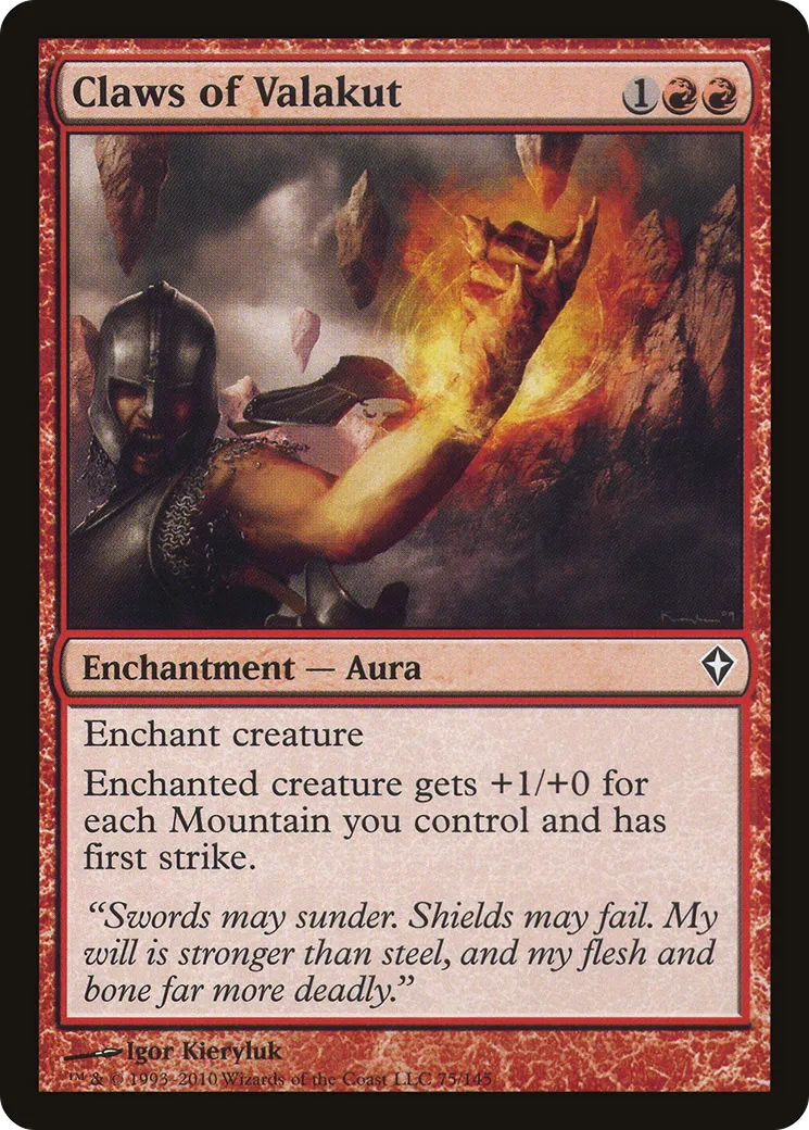 Claws of Valakut — Worldwake — Magic: The Gathering