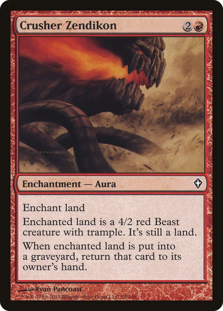 Crusher Zendikon — Worldwake — Magic: The Gathering