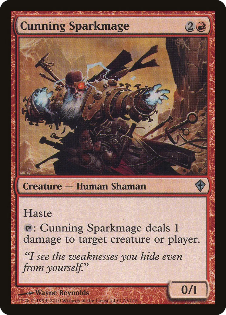 Étincemage rusé — Worldwake — Magic: The Gathering