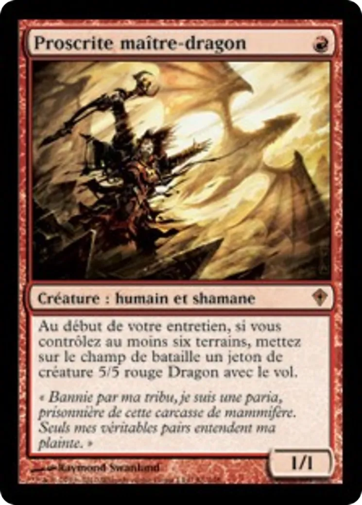 Proscrite maître-dragon — Worldwake — Magic: The Gathering