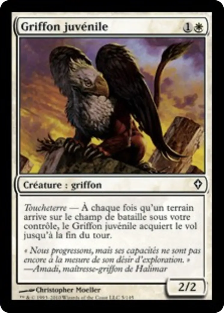 Griffon juvénile — Worldwake — Magic: The Gathering