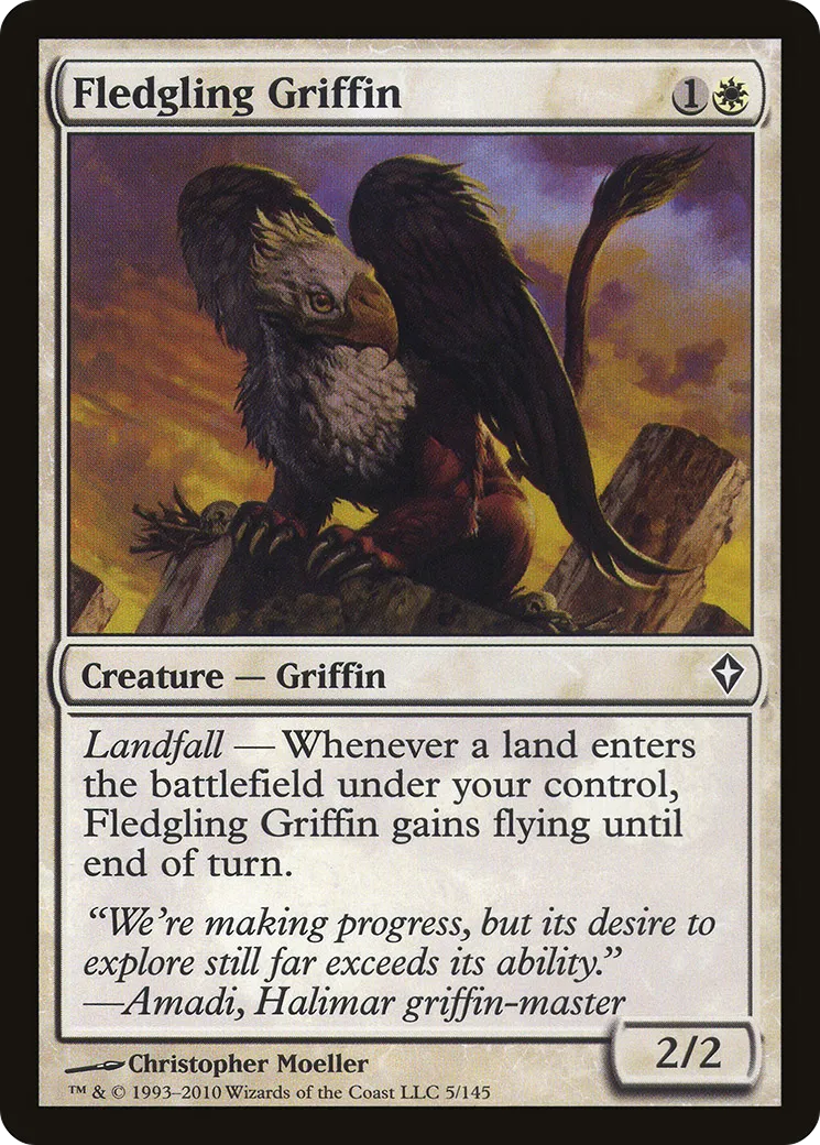 Fledgling Griffin — Worldwake — Magic: The Gathering