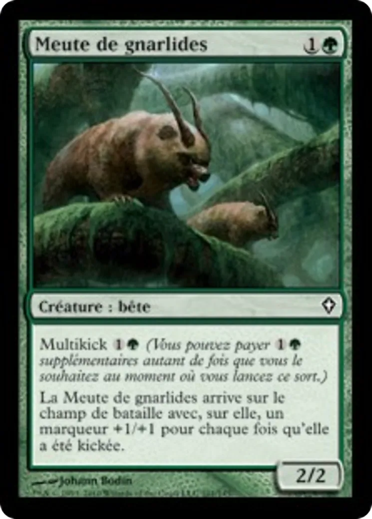 Meute de gnarlides — Worldwake — Magic: The Gathering