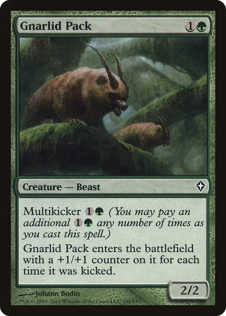 Gnarlid Pack — Worldwake — Magic: The Gathering