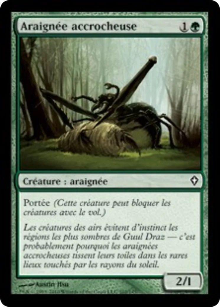 Araignée accrocheuse — Worldwake — Magic: The Gathering