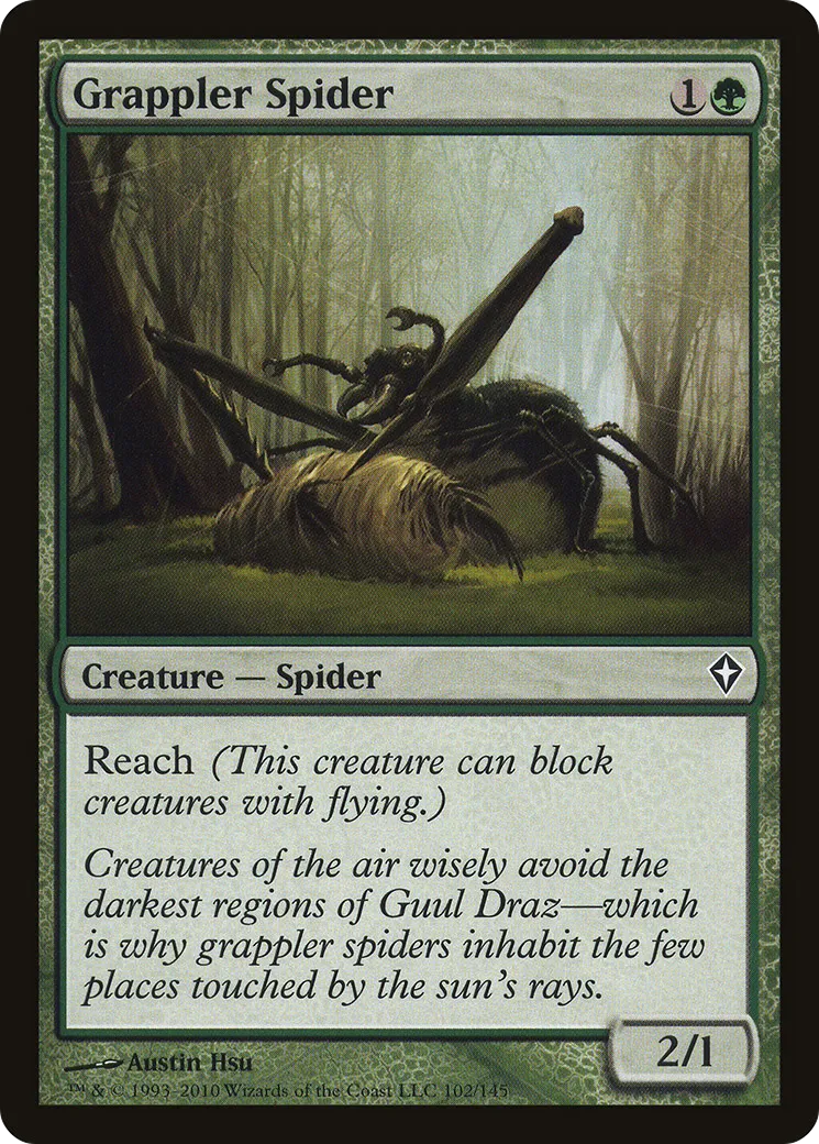 Grappler Spider — Worldwake — Magic: The Gathering