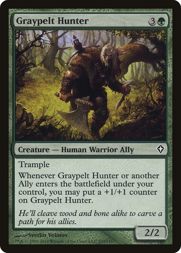 Chasseur de Grisepeau — Worldwake — Magic: The Gathering