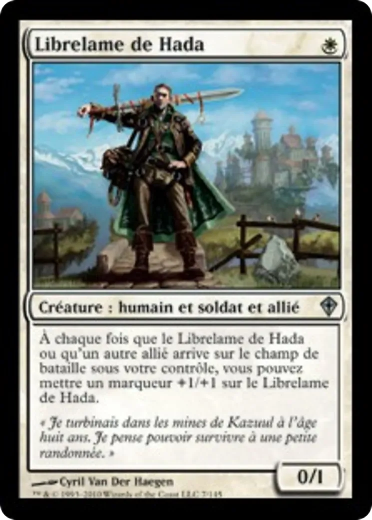 Librelame de Hada — Worldwake — Magic: The Gathering