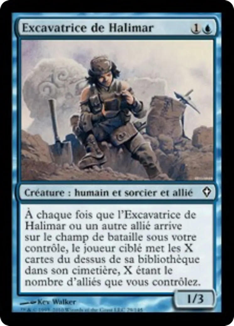 Excavatrice de Halimar — Worldwake — Magic: The Gathering