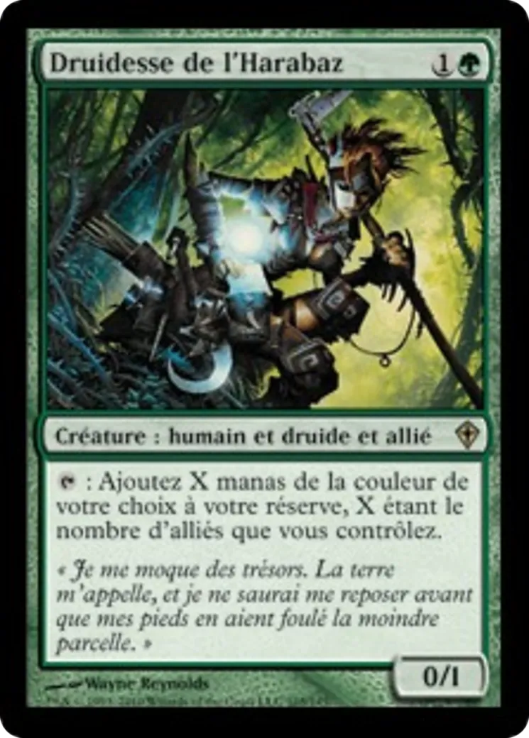 Druidesse de l'Harabaz — Worldwake — Magic: The Gathering