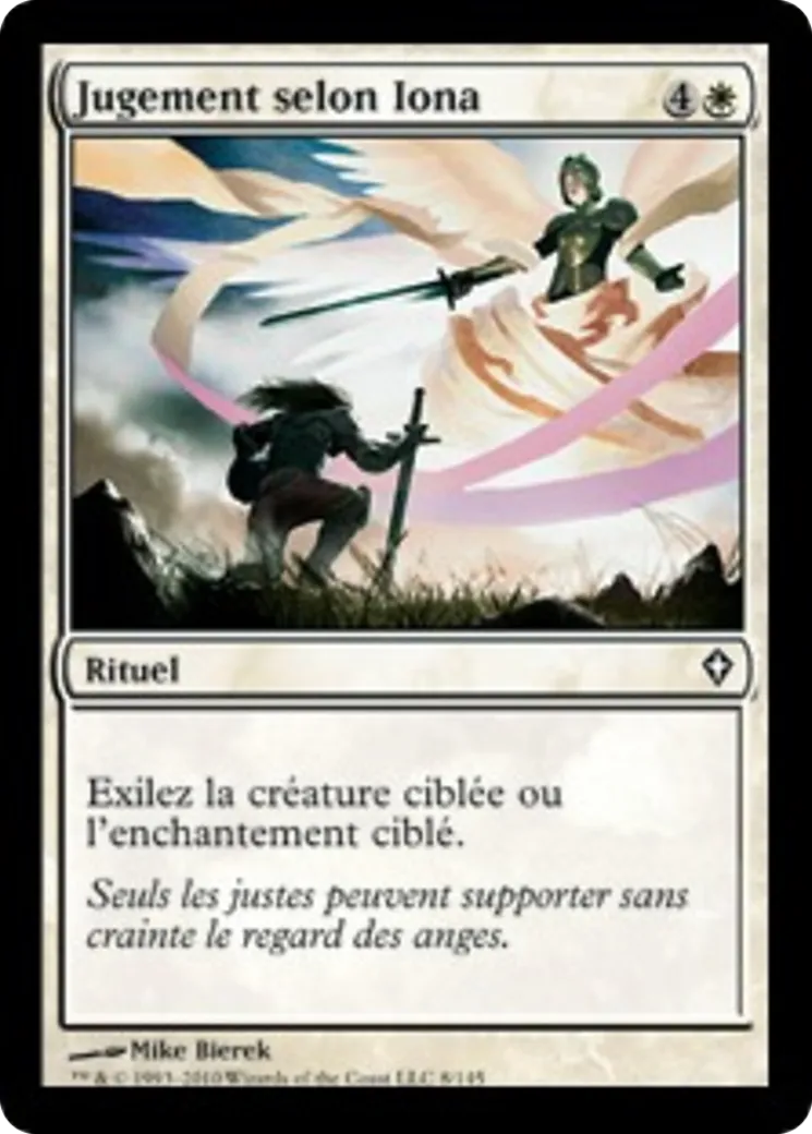 Jugement selon Iona from Worldwake - Magic: The Gathering