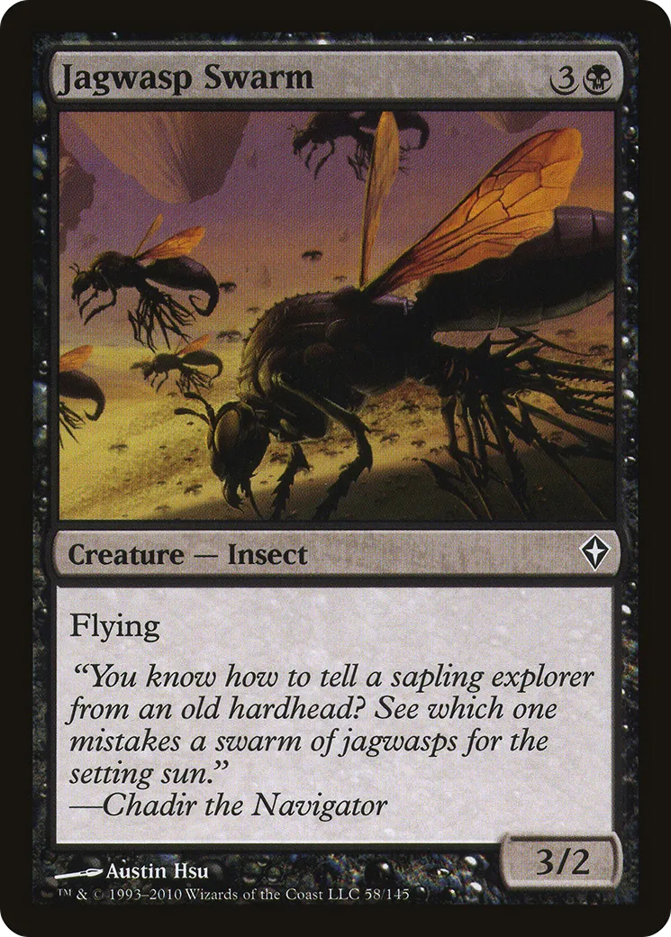 Essaim de sailleguêpes — Worldwake — Magic: The Gathering