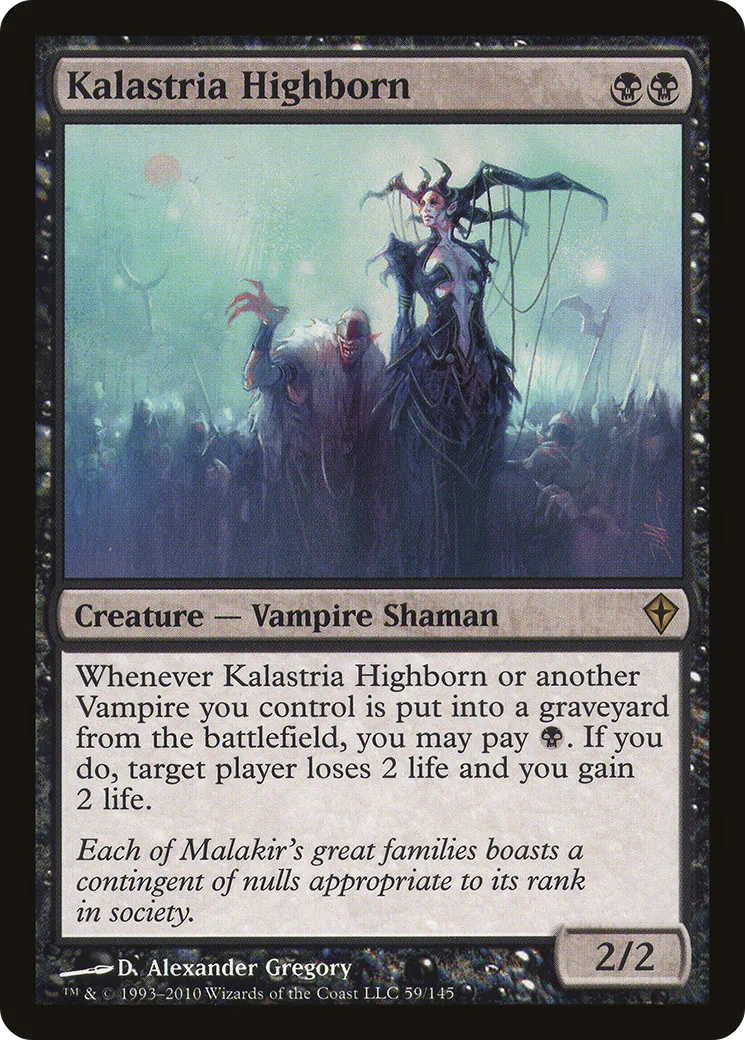 Kalastria Highborn — Worldwake — Magic: The Gathering