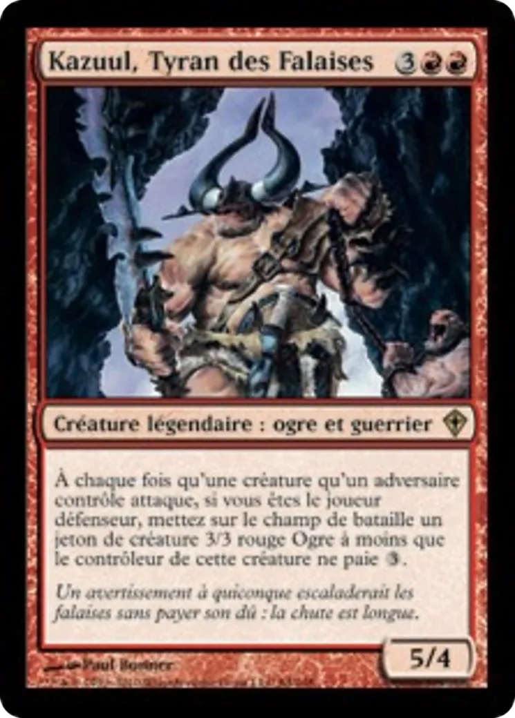 Kazuul, Tyran des Falaises — Worldwake — Magic: The Gathering