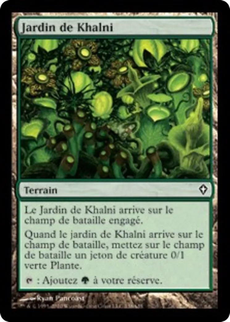 Jardin de Khalni from Worldwake - Magic: The Gathering