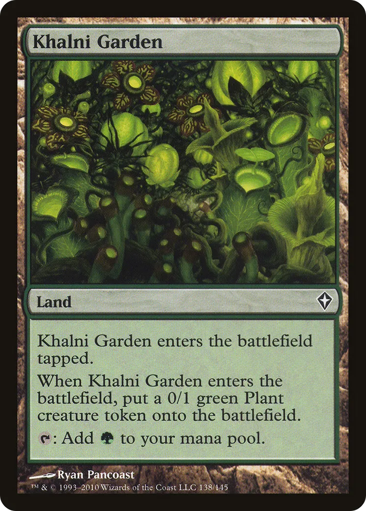 Khalni Garden — Worldwake — Magic: The Gathering