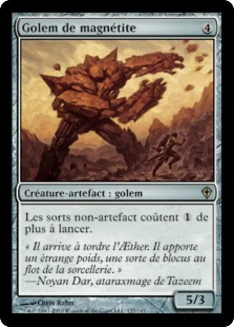 Golem de magnétite — Worldwake — Magic: The Gathering
