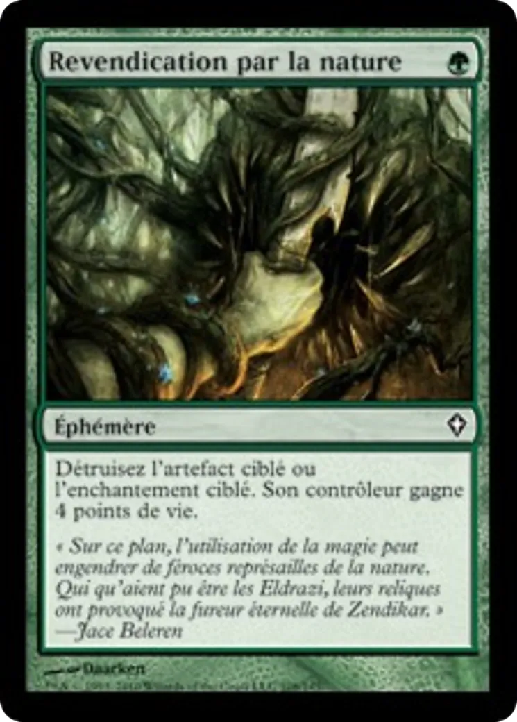 Revendication par la nature — Worldwake — Magic: The Gathering