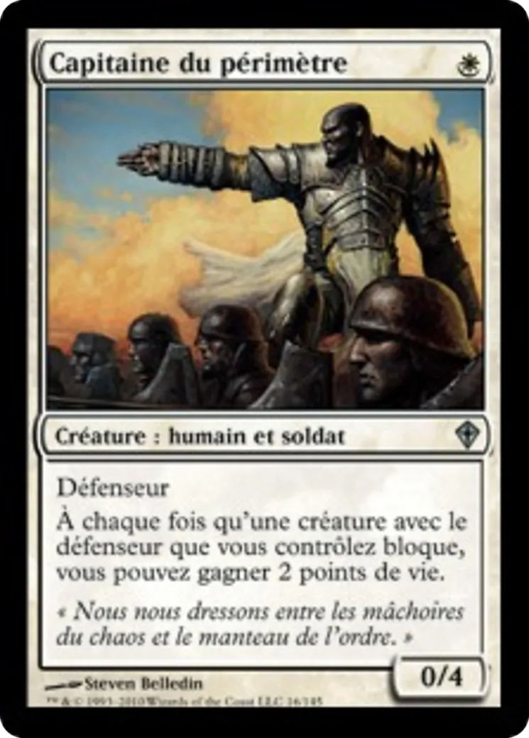 Capitaine du périmètre — Worldwake — Magic: The Gathering
