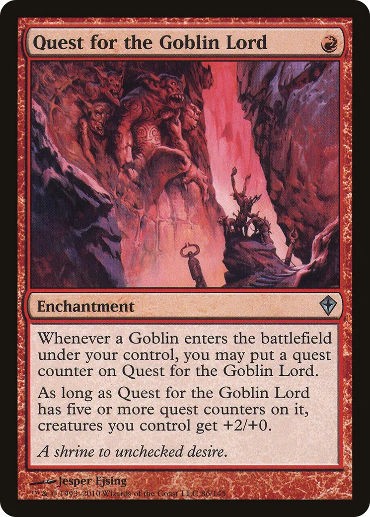 Quest for the Goblin Lord — Worldwake — Magic: The Gathering