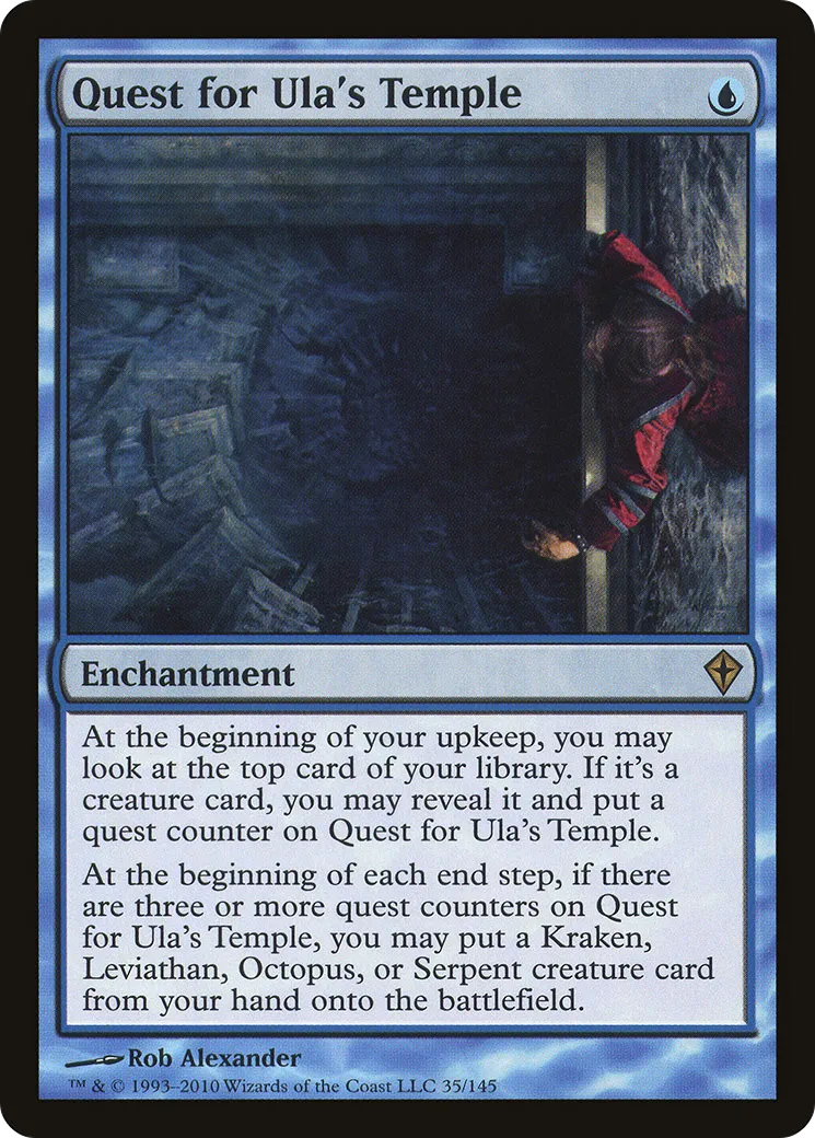 Quest for Ula's Temple — Worldwake — Magic: The Gathering