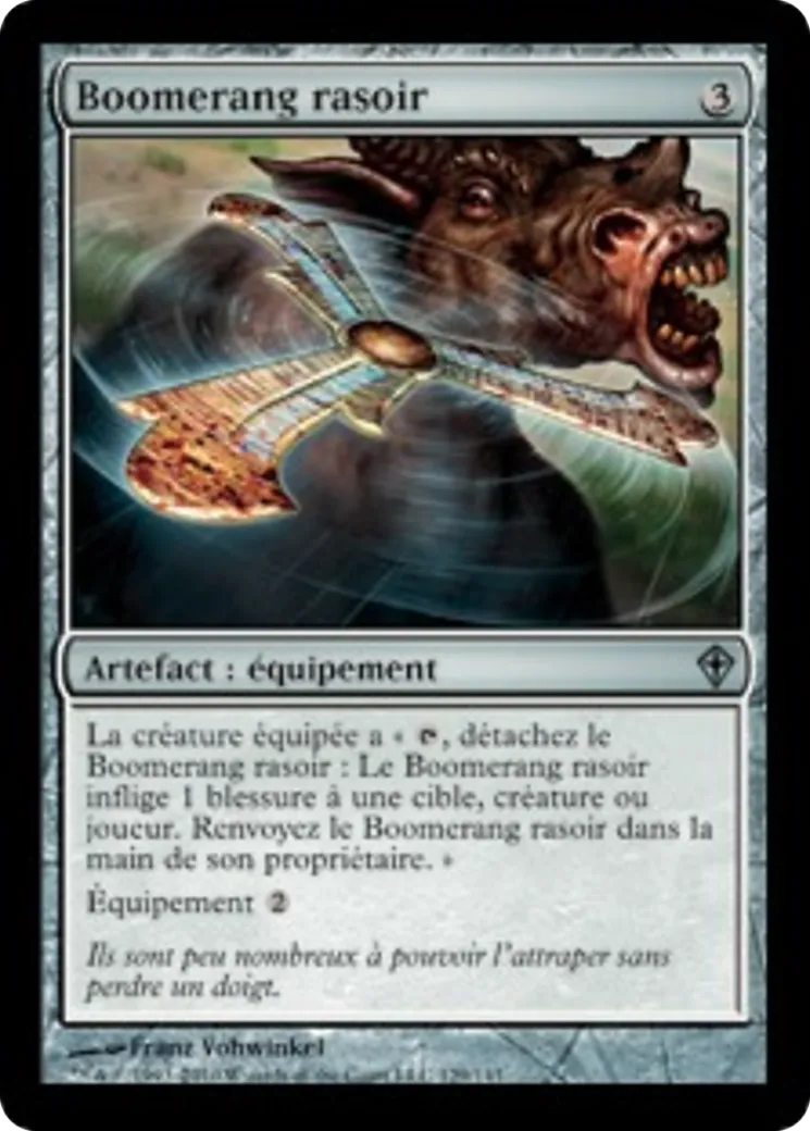 Boomerang rasoir — Worldwake — Magic: The Gathering