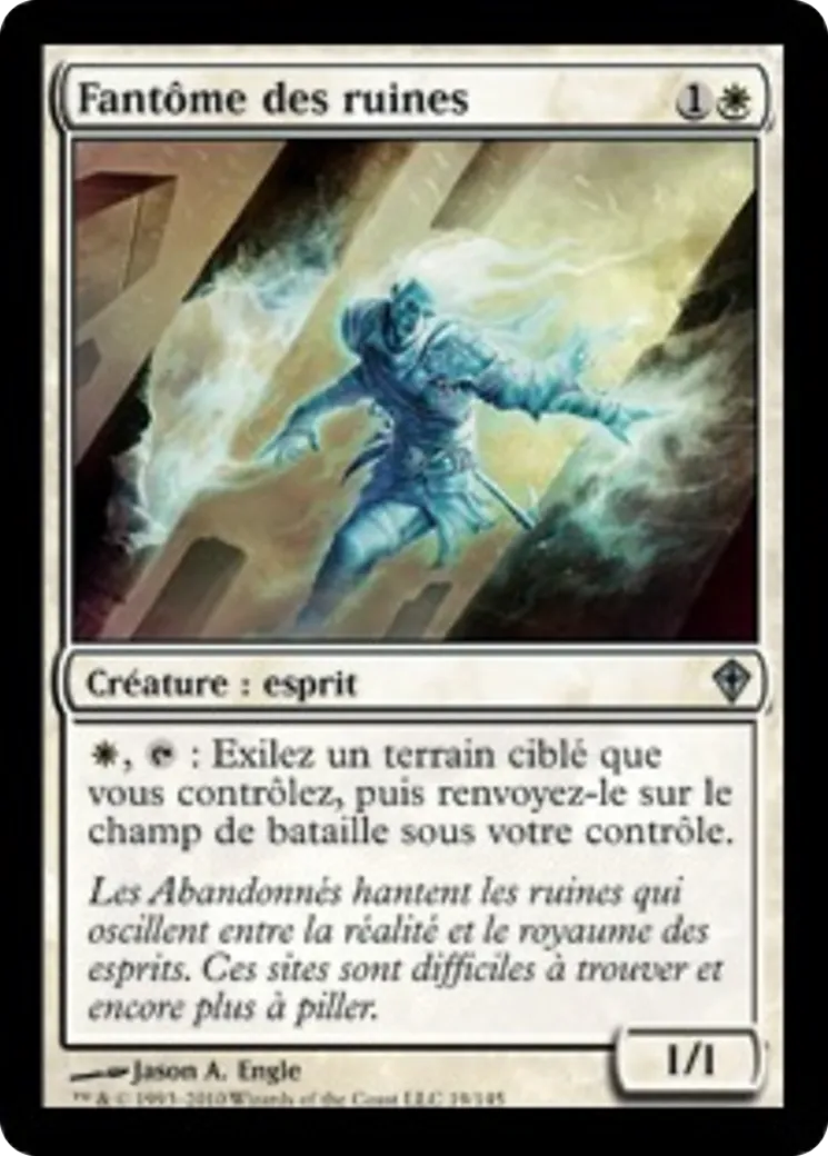 Fantôme des ruines — Worldwake — Magic: The Gathering
