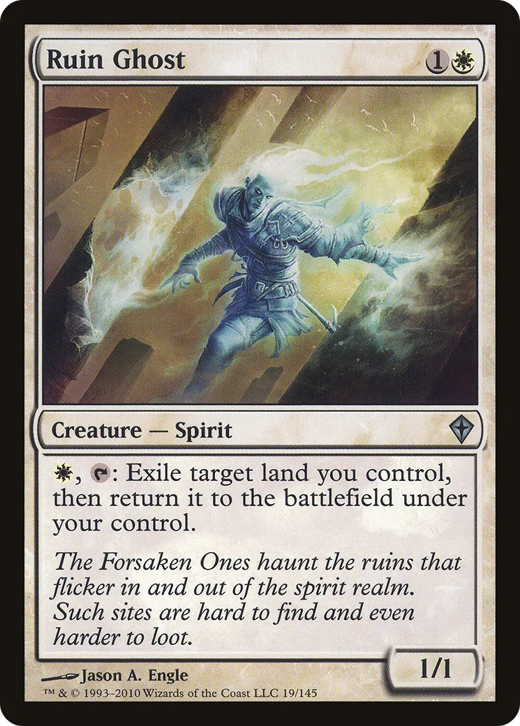 Fantôme des ruines — Worldwake — Magic: The Gathering